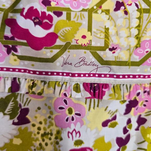 Vera Bradley Apron Women's O/S Pink Green Make Me Blush Floral Cottagecore - Picture 3 of 15